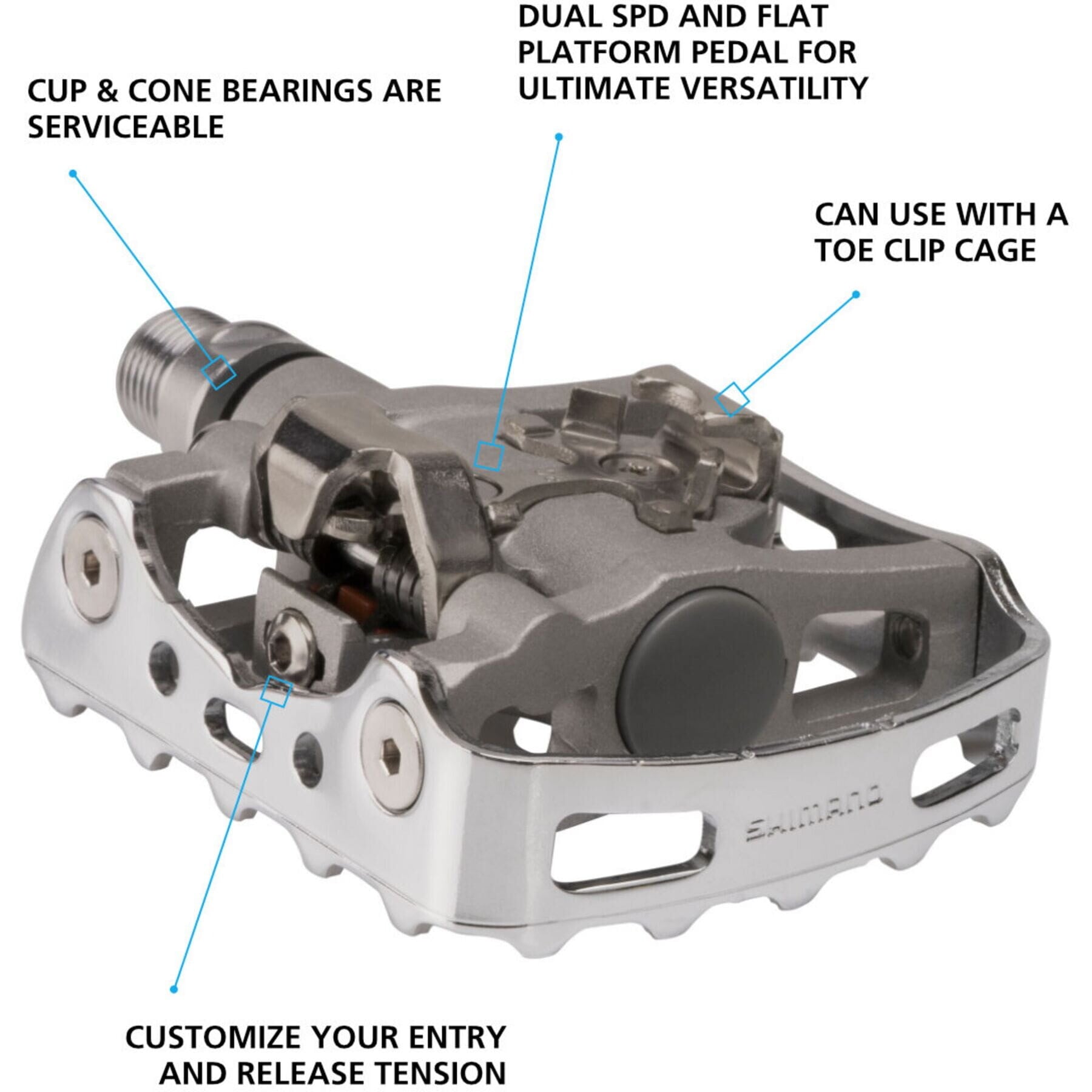 PD-M324 SPD MTB pedals - one-sided mechanism