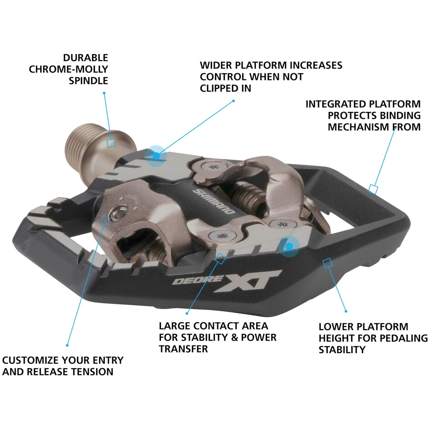 PD-M8120 Deore XT trail wide SPD pedal