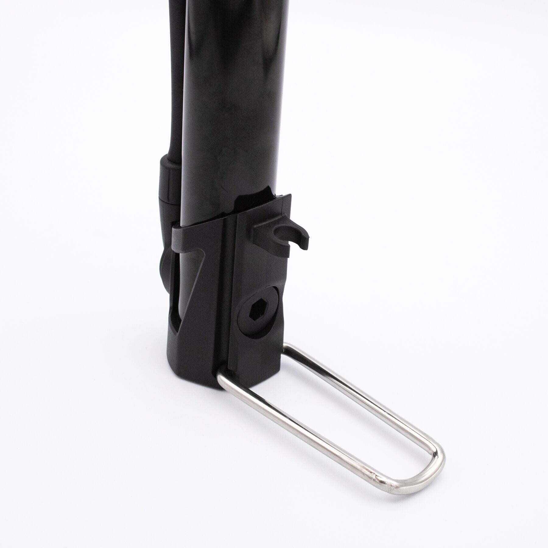 Air Flow MiniTrax CNC Mini Floor Pump with Extra-long hose, black