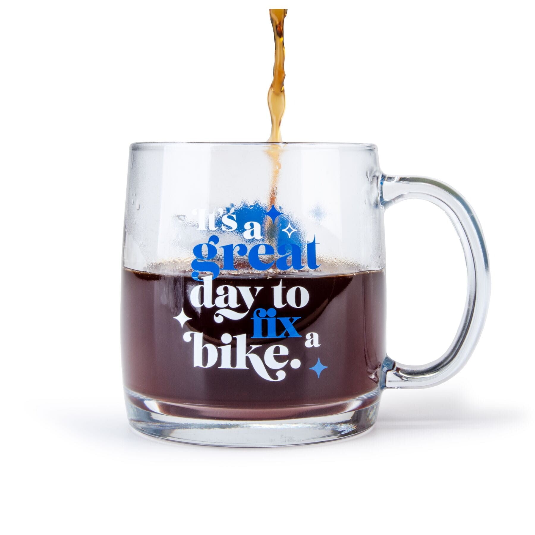 MUG-7 - Glass Mug With Park Tool Logo