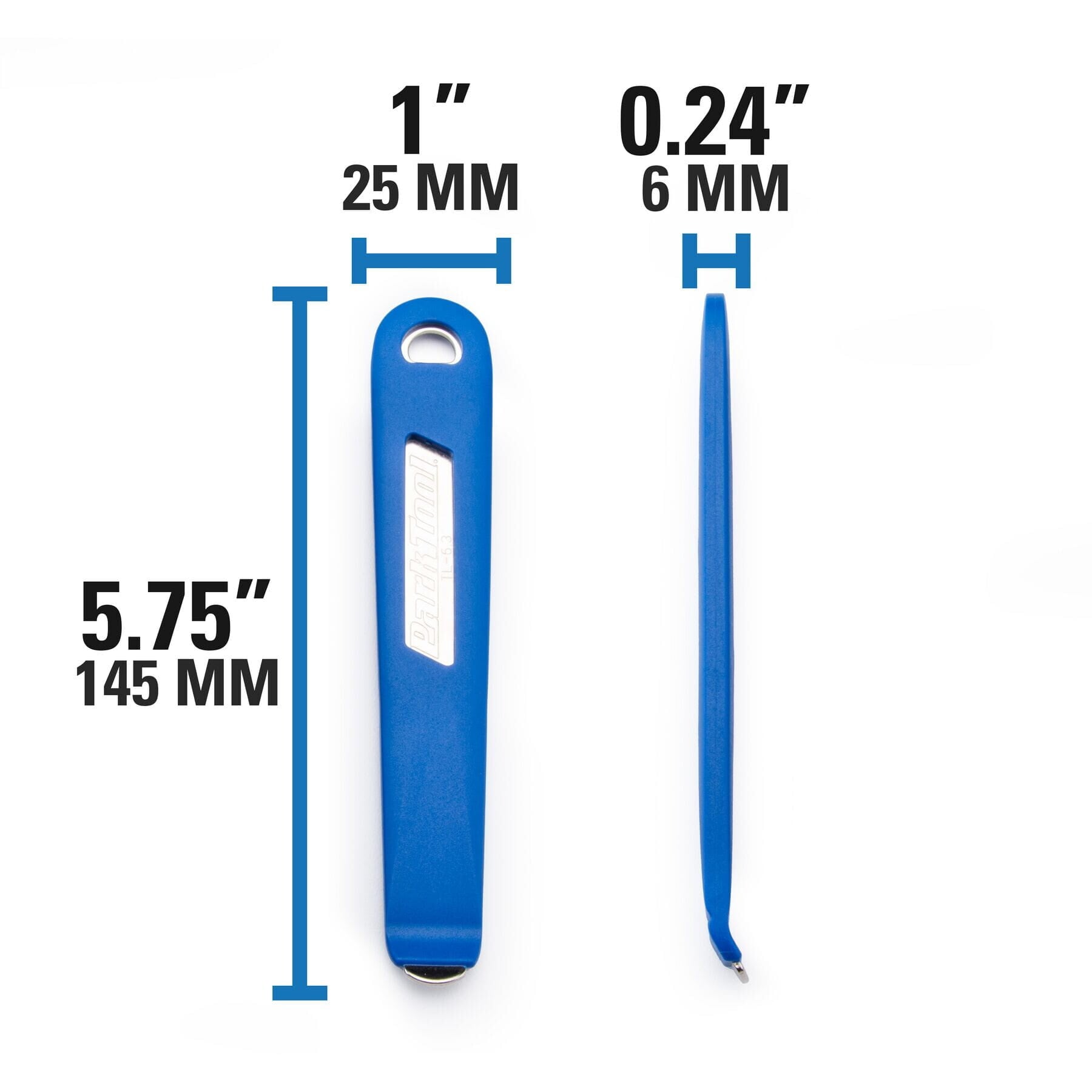TL-6.3 - Steel-Core Tyre Lever Set Of 2 Carded