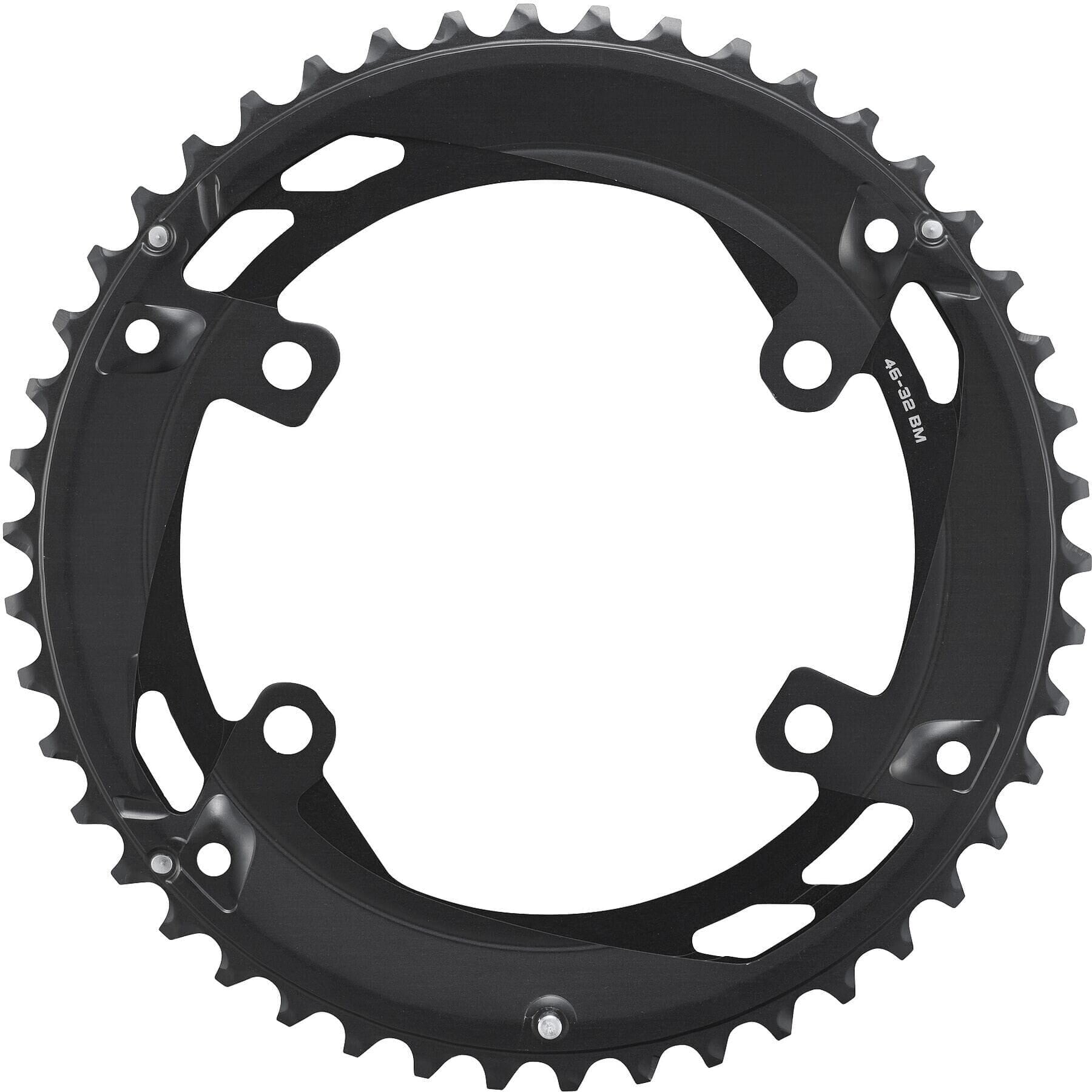 FC-U6010-2 CUES 11 speed double outer chainring, 46T for 46-32T