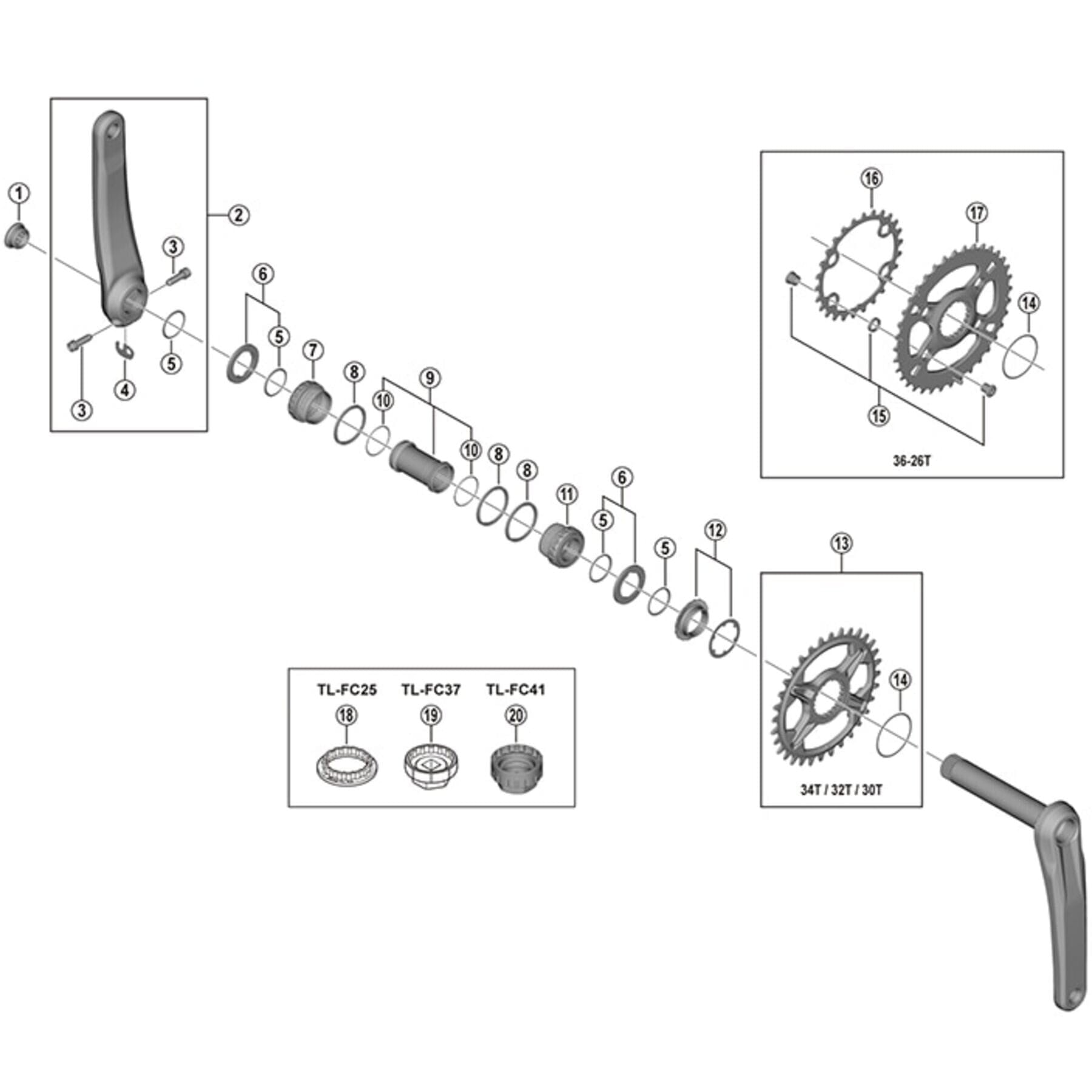 30 1X DCE single chainring 34T
