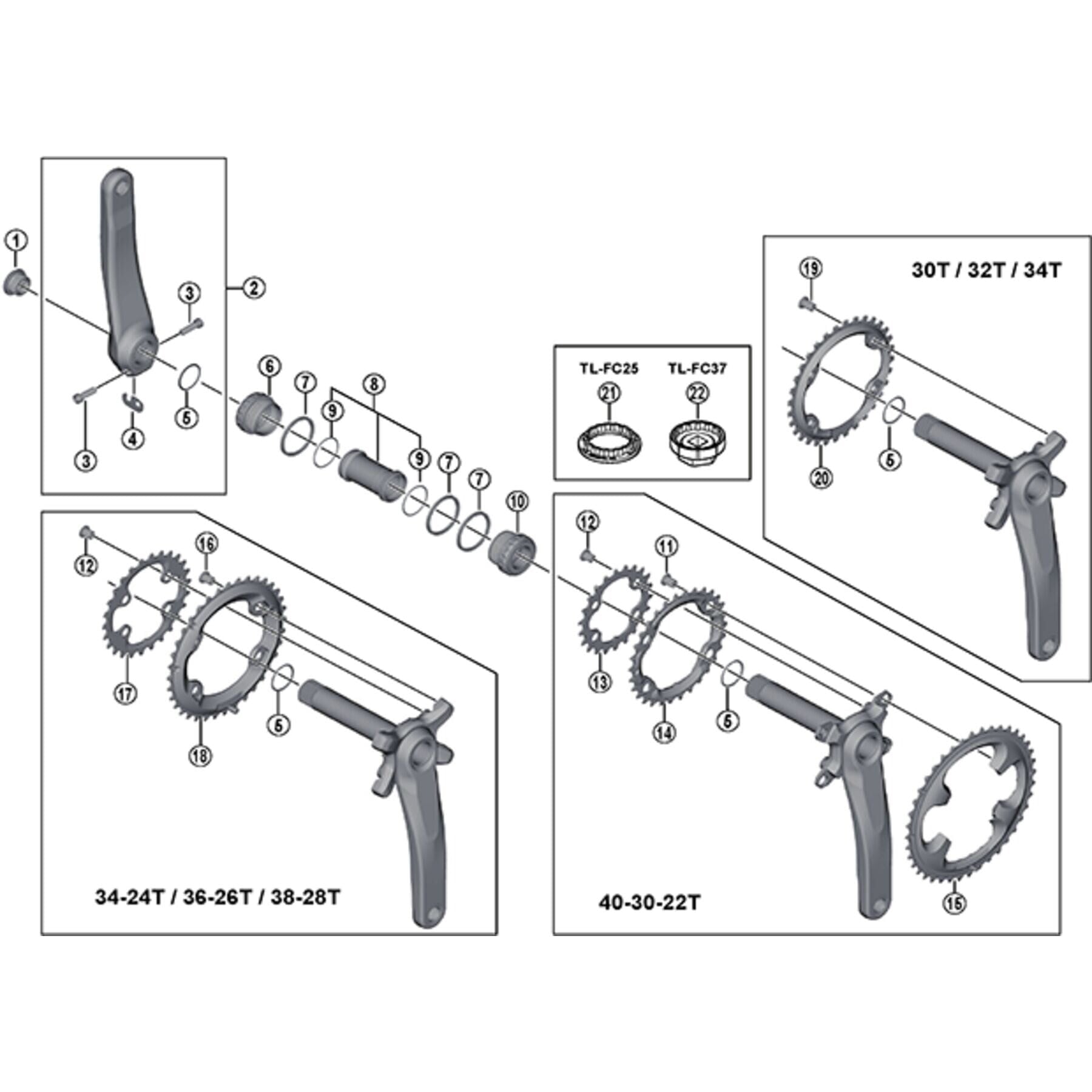 SM-CRM81 XT 11spd M8000 1X DCE single chainring 32T