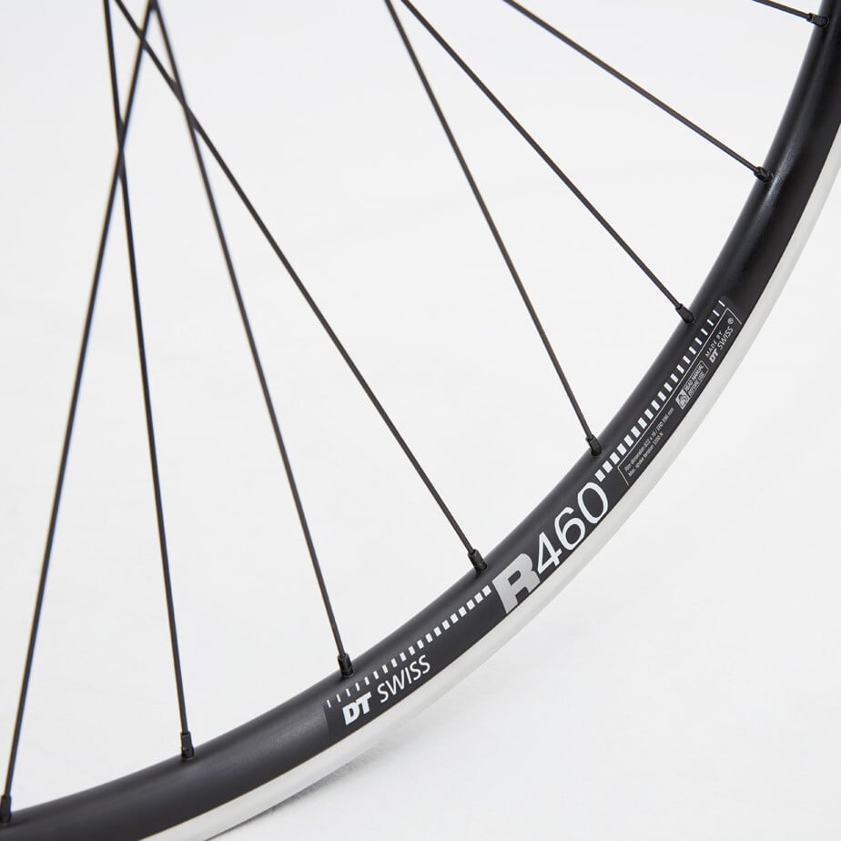 Road Front Wheel Shimano 105 Hub DT R 460 Rim black 700c