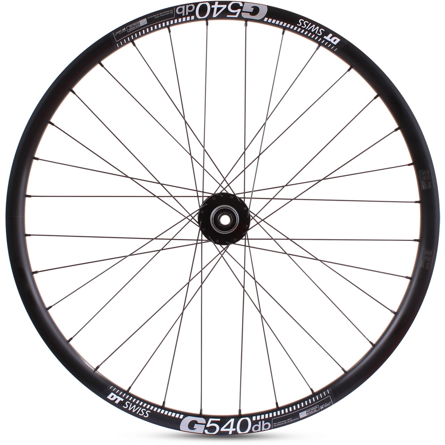 Gravel Front Wheel Shimano Nexus Dynamo CL Hub G 540 Rim TLR black 650B