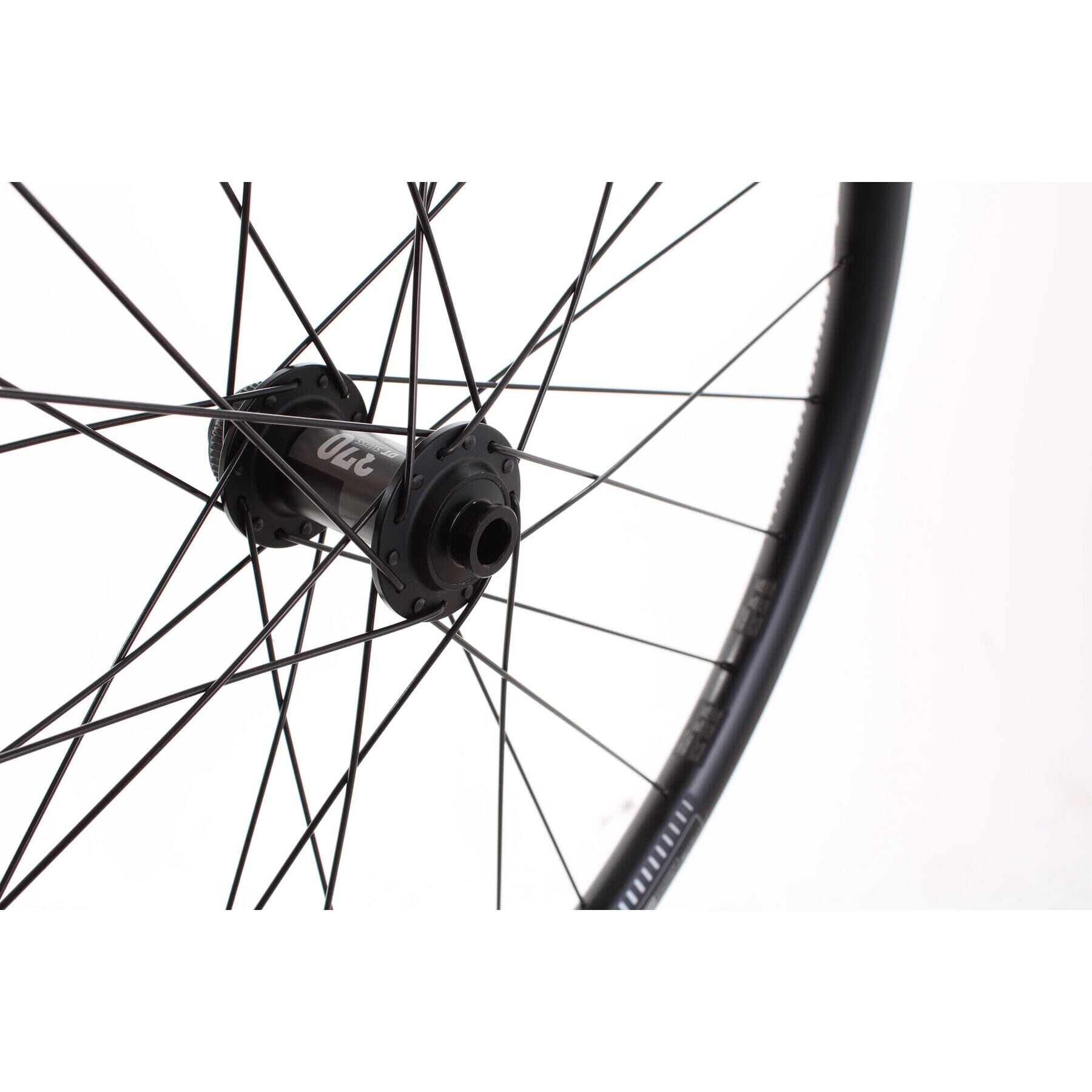Gravel Front Wheel DT 370 CL Hub TA 100x12mm  G 540 Rim TLR black 650B