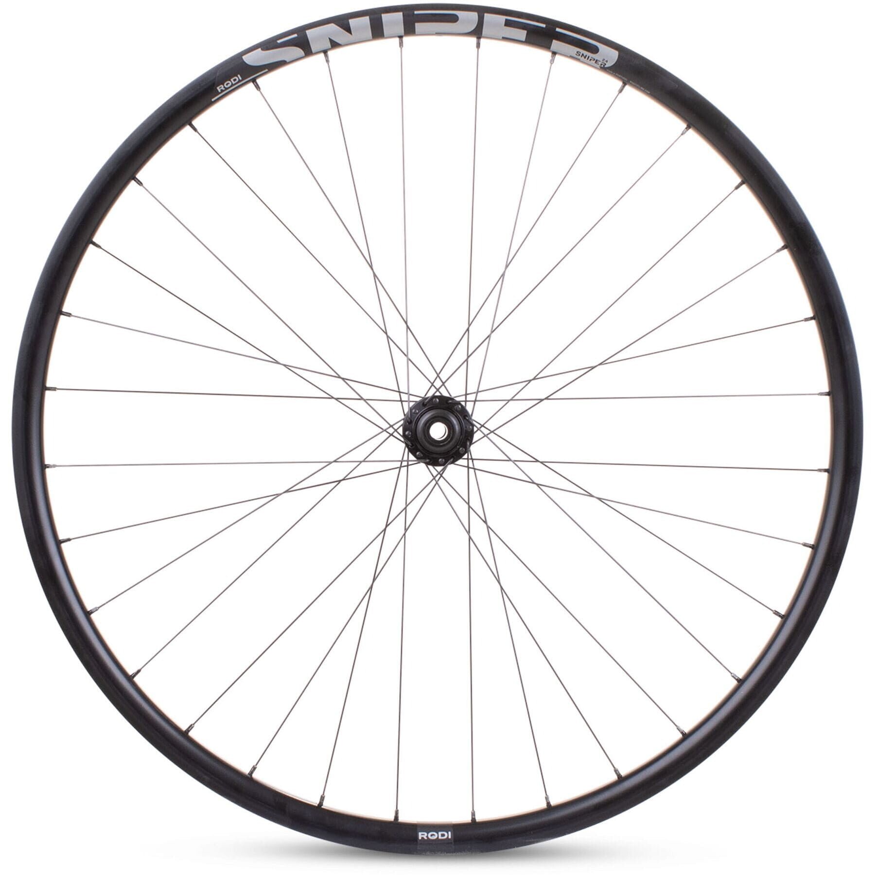 Gravel Front Wheel Shimano TC500 CL Hub TA 100x12 700c Sniper 24 Rim black