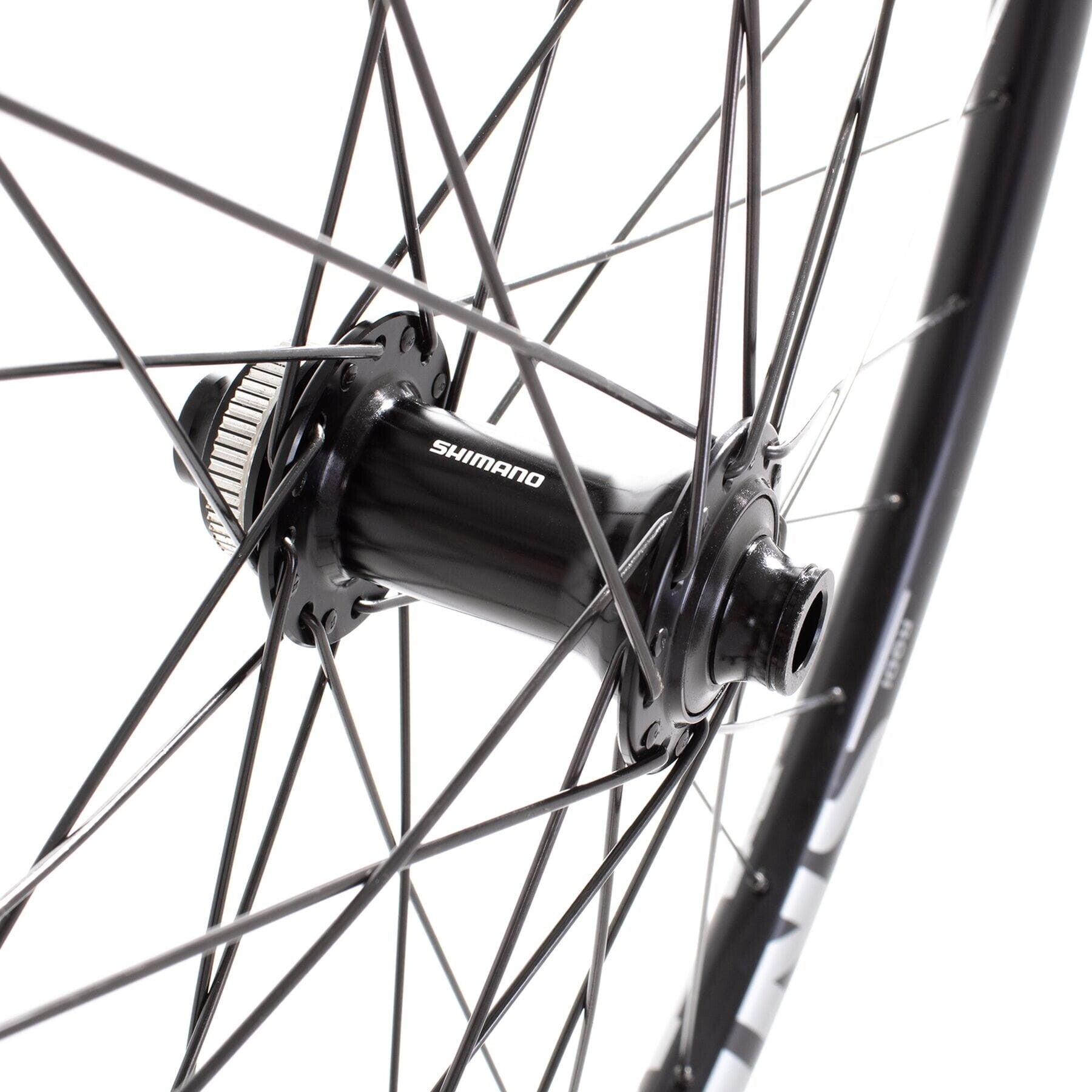 Gravel Front Wheel Shimano TC500 CL Hub TA 100x12 700c Sniper 24 Rim black