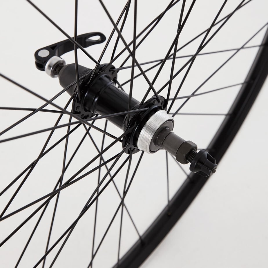 MTB Rear Quick Release Screw On Wheel black 26 inch