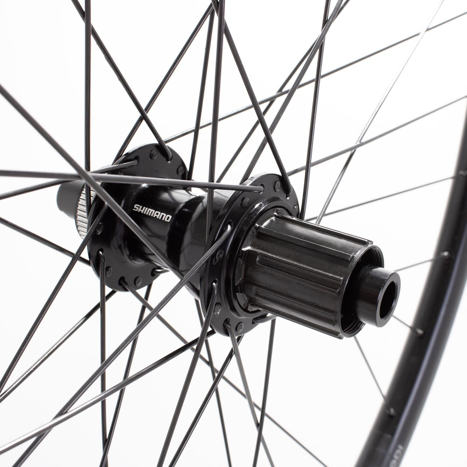 Gravel Rear Wheel Shimano TC500 CL Hub TA 142x12 700c Sniper 24 Rim black