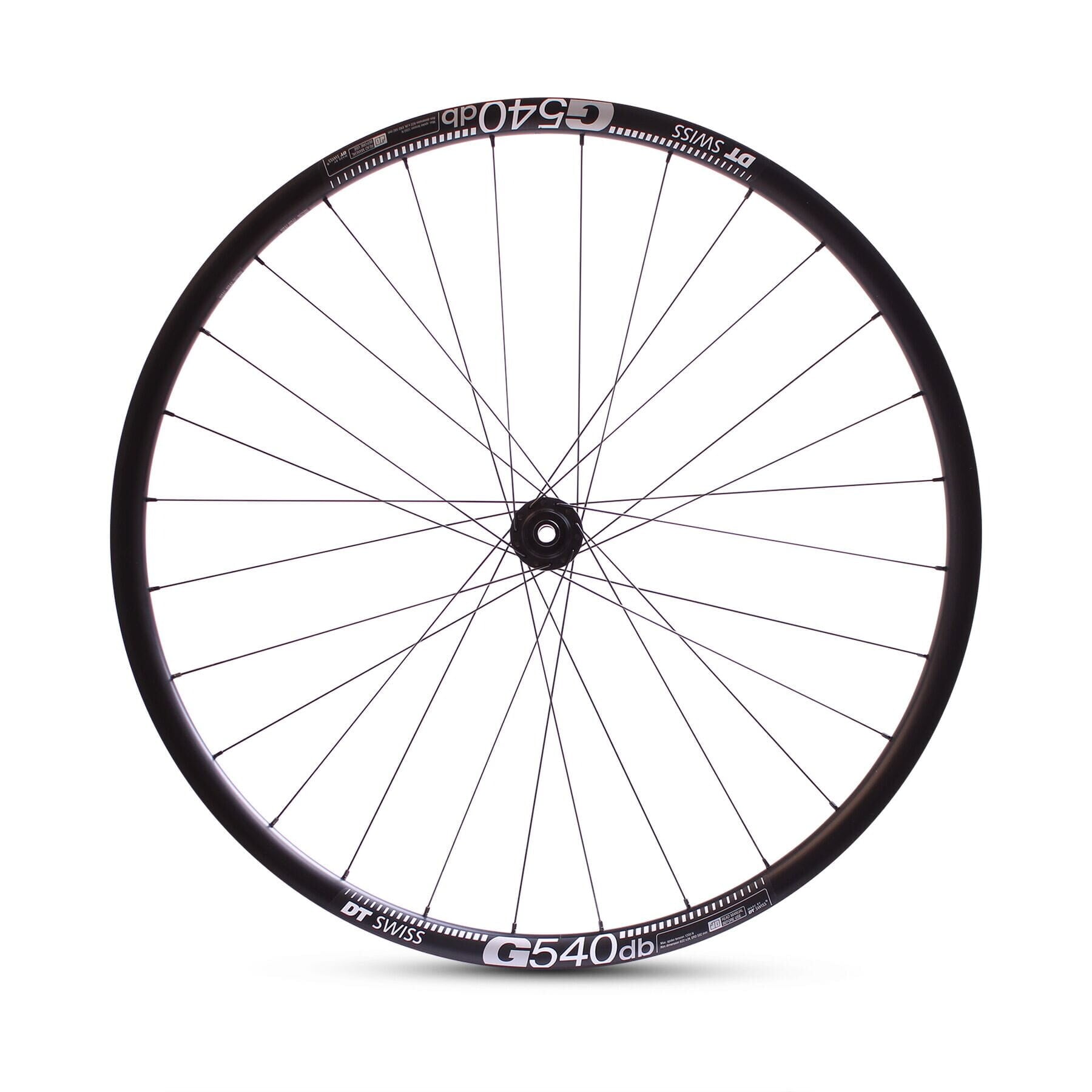 Gravel Front Wheel DT 370 CL Hub G 540 Rim TLR black 700c