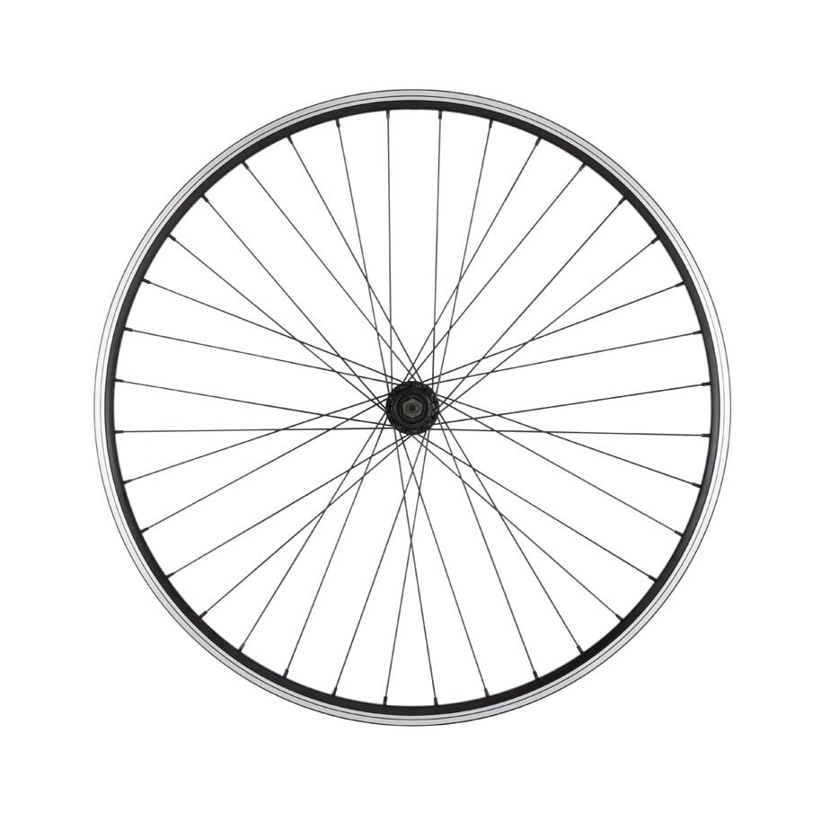 Hybrid Rear Quick Release Cassette Wheel black 700c