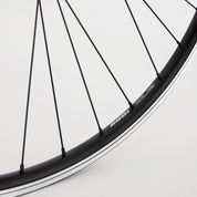 Hybrid Rear Quick Release Cassette Wheel black 700c
