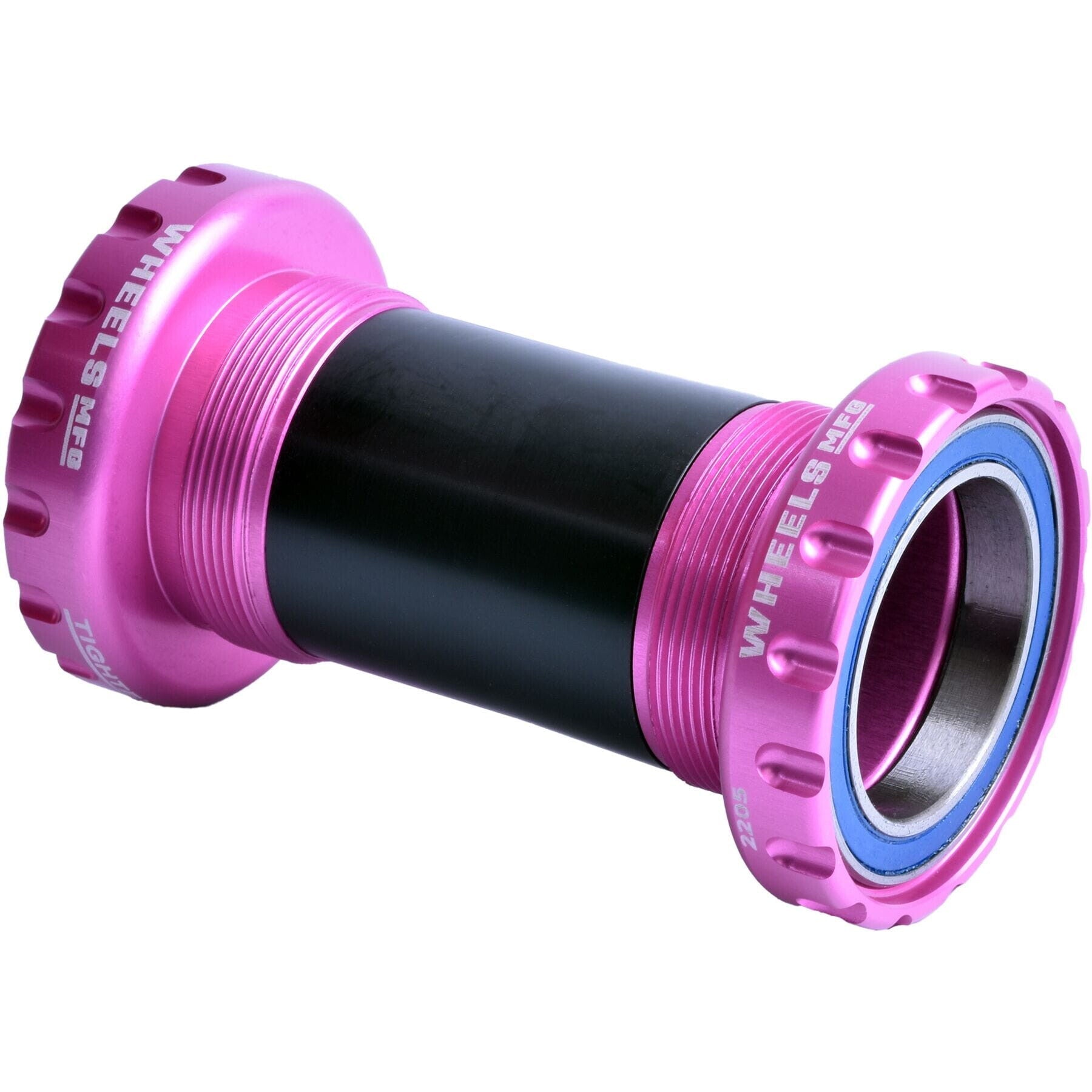 BSA Threaded Frame ABEC-3 Bearings For 30mm Cranks - Pink