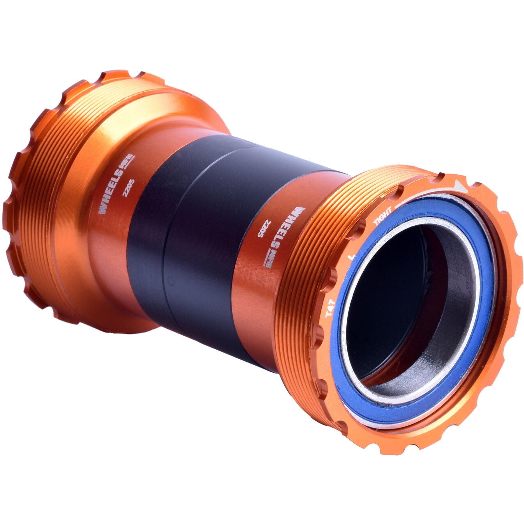 T47 Inboard Angular Contact Bearings For 30mm Cranks - Orange
