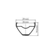 X 1900 wheel, 25 mm rim, 12 x 148 mm BOOST axle , 29 inch rear MICRO SPLINE