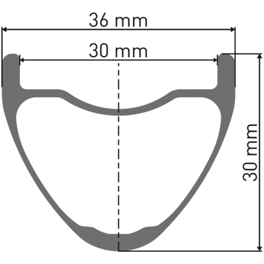 XMC 1200 wheel, 30 mm Carbon rim, BOOST axle, 29 inch front