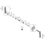 FC-M9100 left hand crank arm, 170 mm