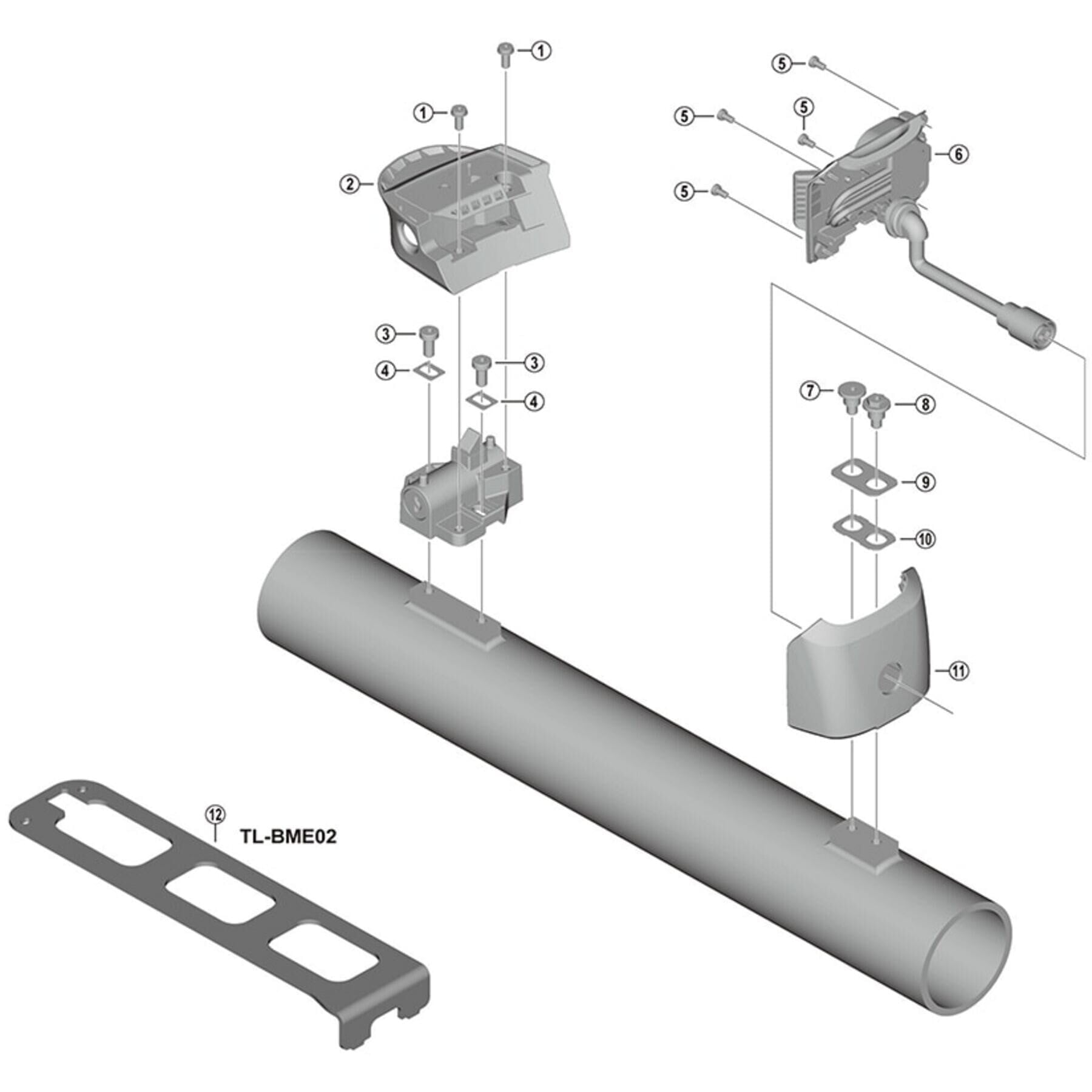 BM-E8010 upper case assembly 300 mm
