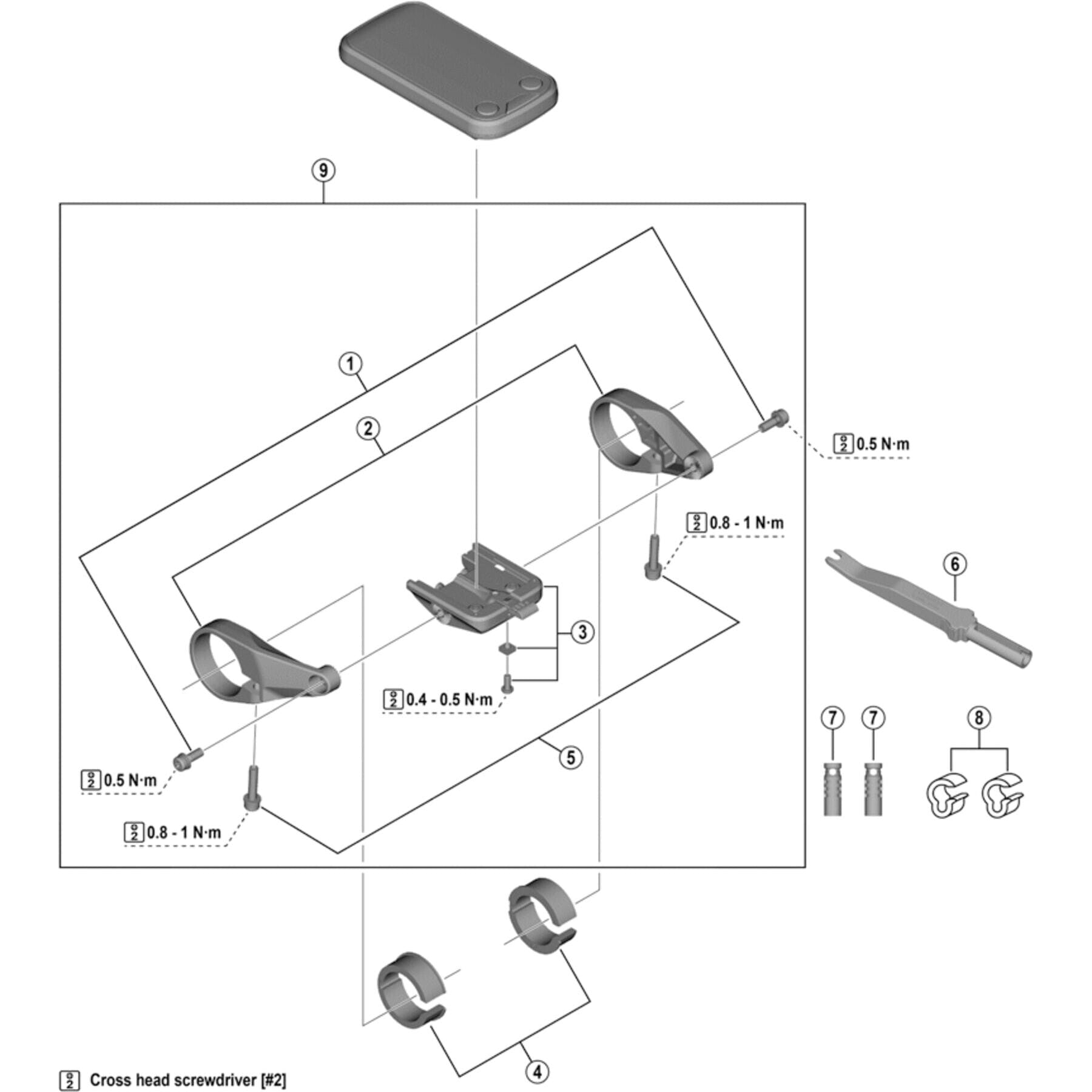 SC-E6100 Display bracket unit